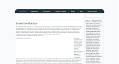 Desktop Screenshot of evdenevenakliyatciler.net